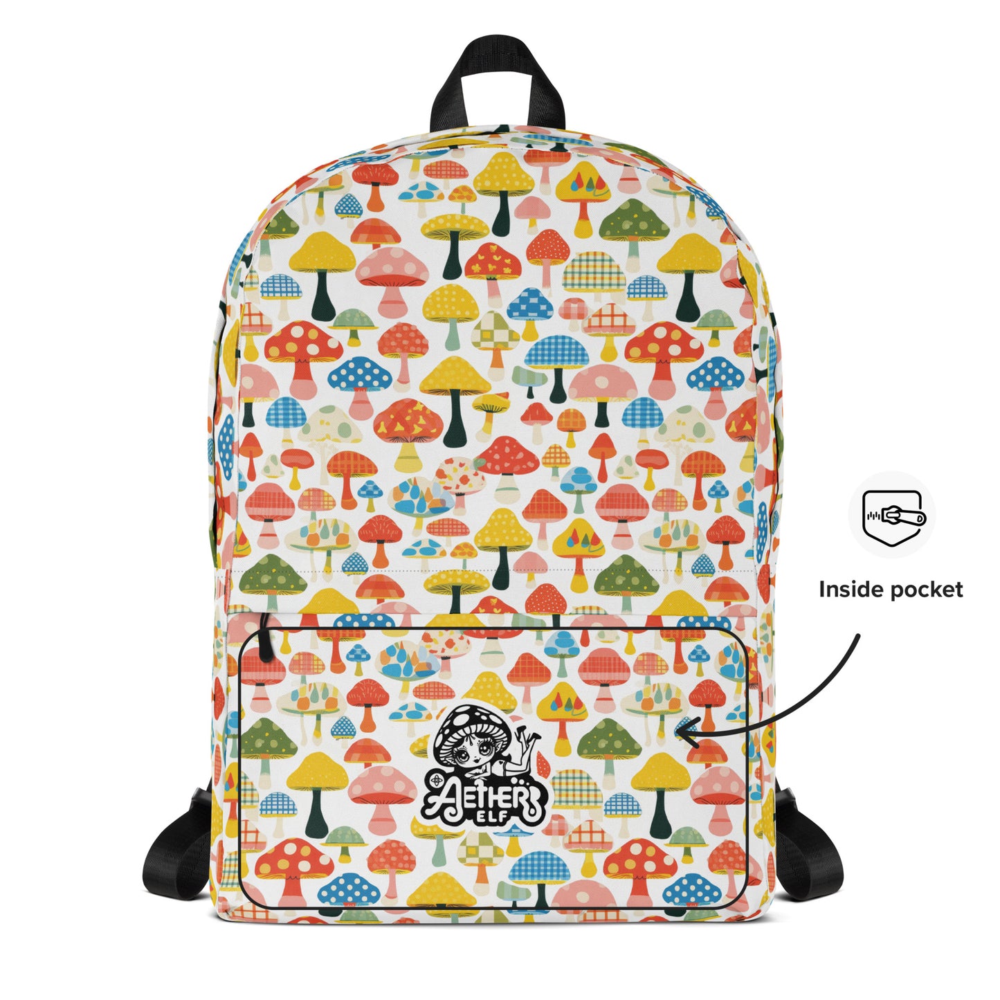 Rainbow Shrooms Backpack