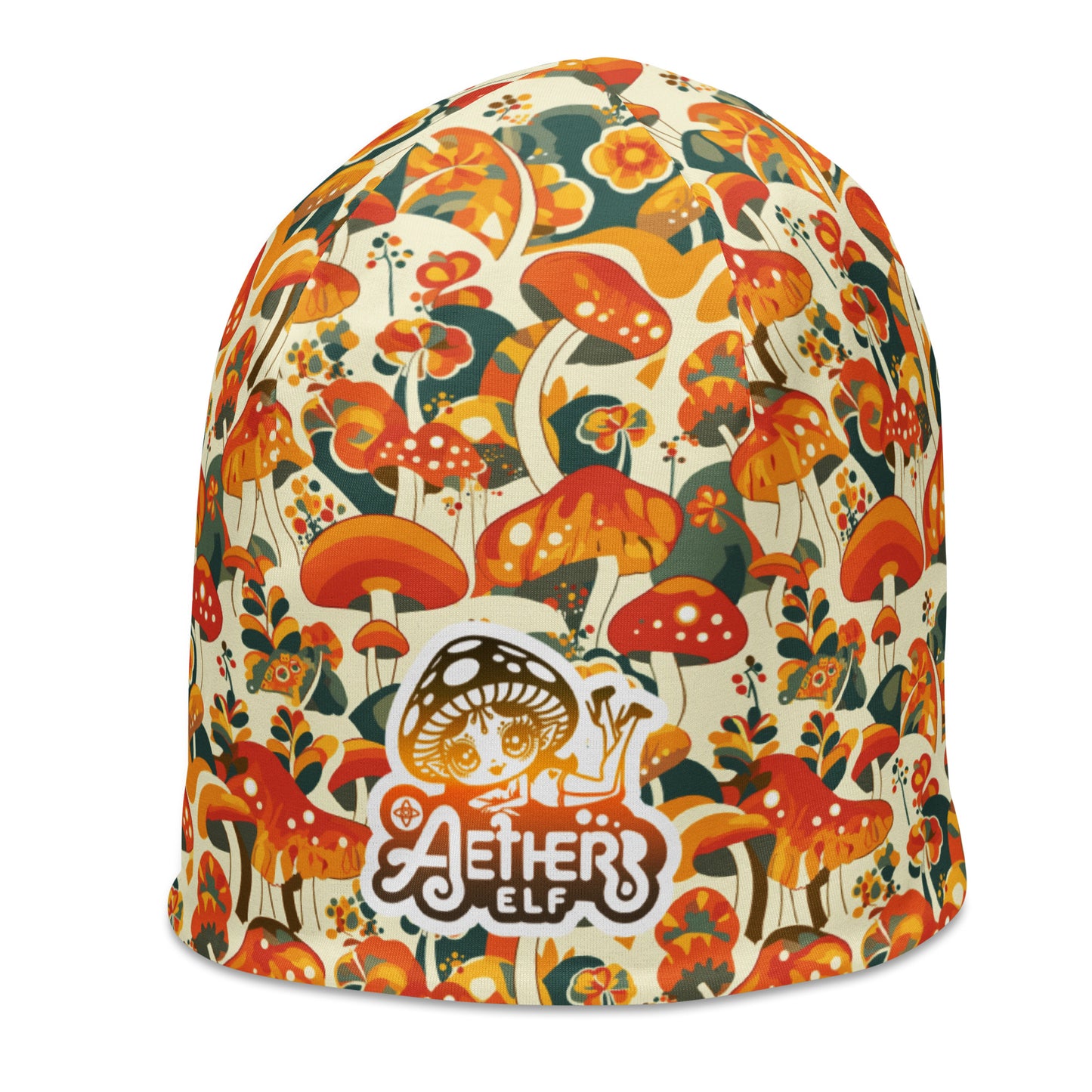 Retro Mushrooms Beanie