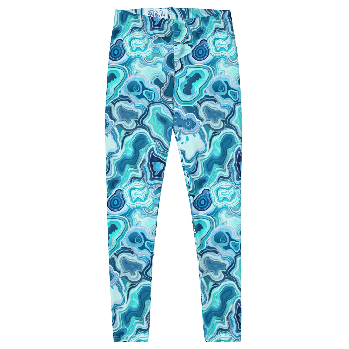 Blue Geode leggings