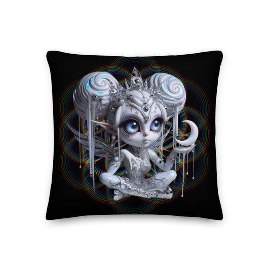 Mystic Moon Goddess Premium Pillow