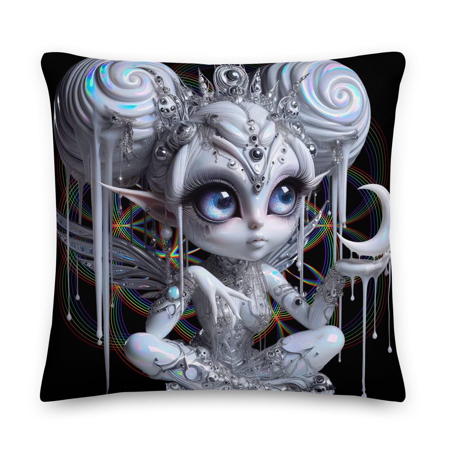 Mystic Moon Goddess Premium Pillow