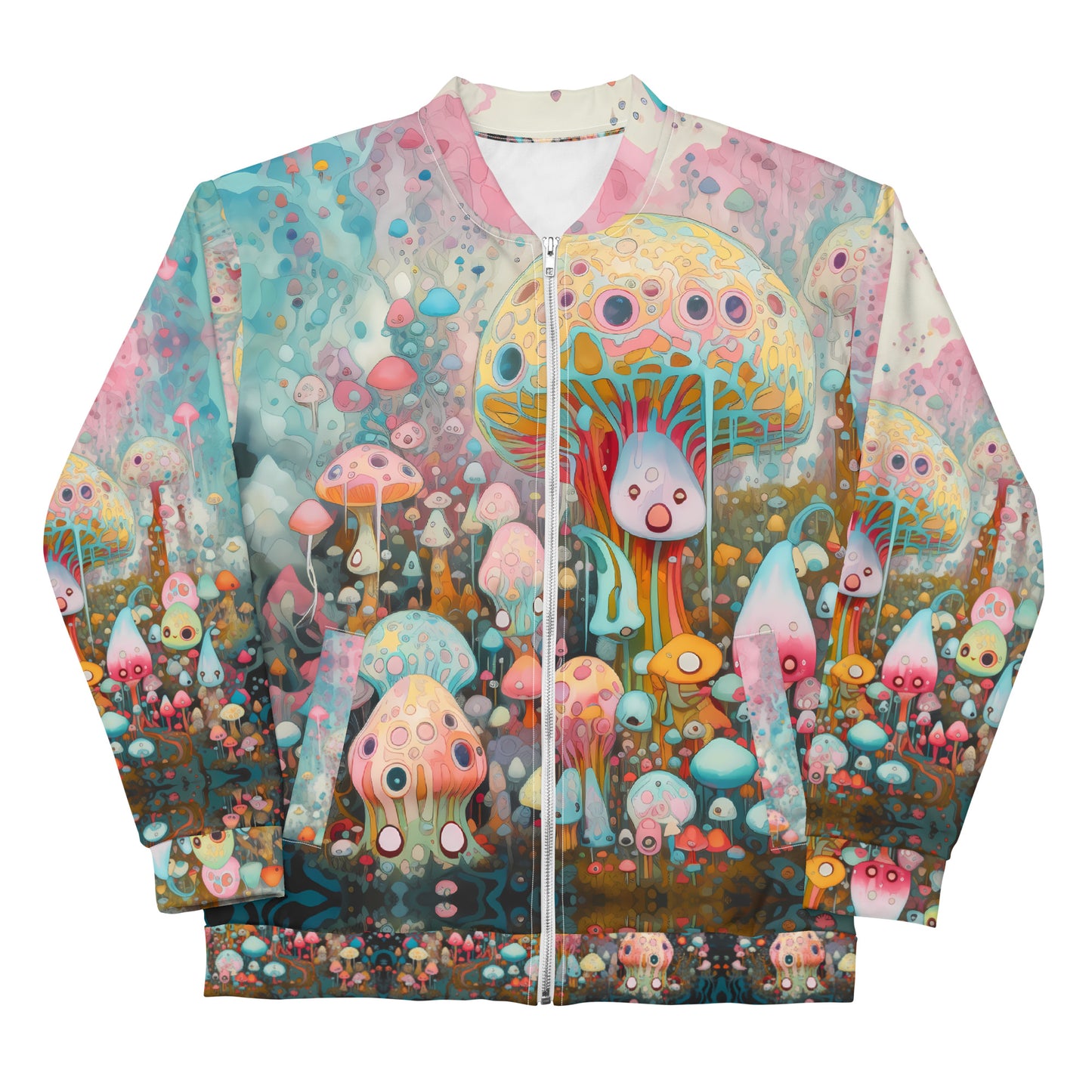 Mutant mushrooms Bomber Jacket