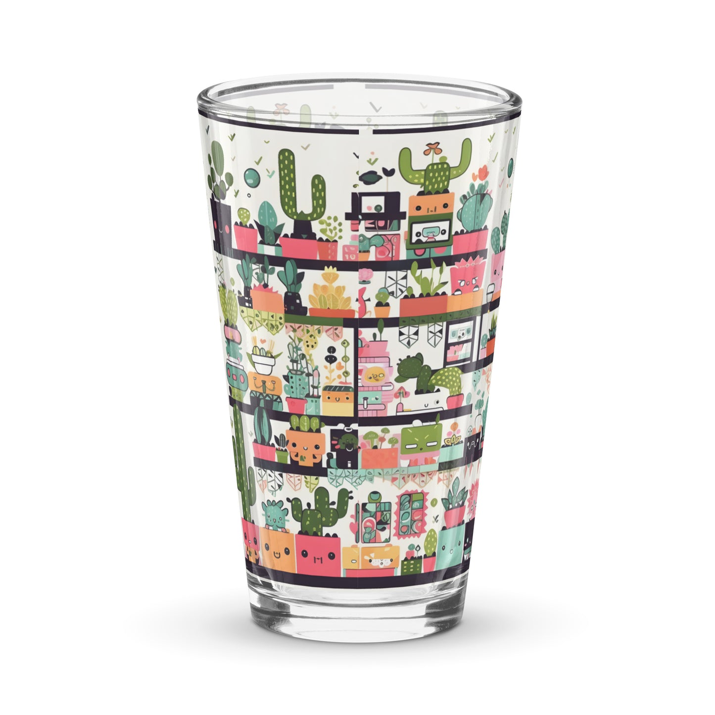 Shaker pint glass - Kawaii Plant Shelves