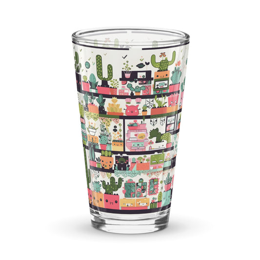 Shaker pint glass - Kawaii Plant Shelves